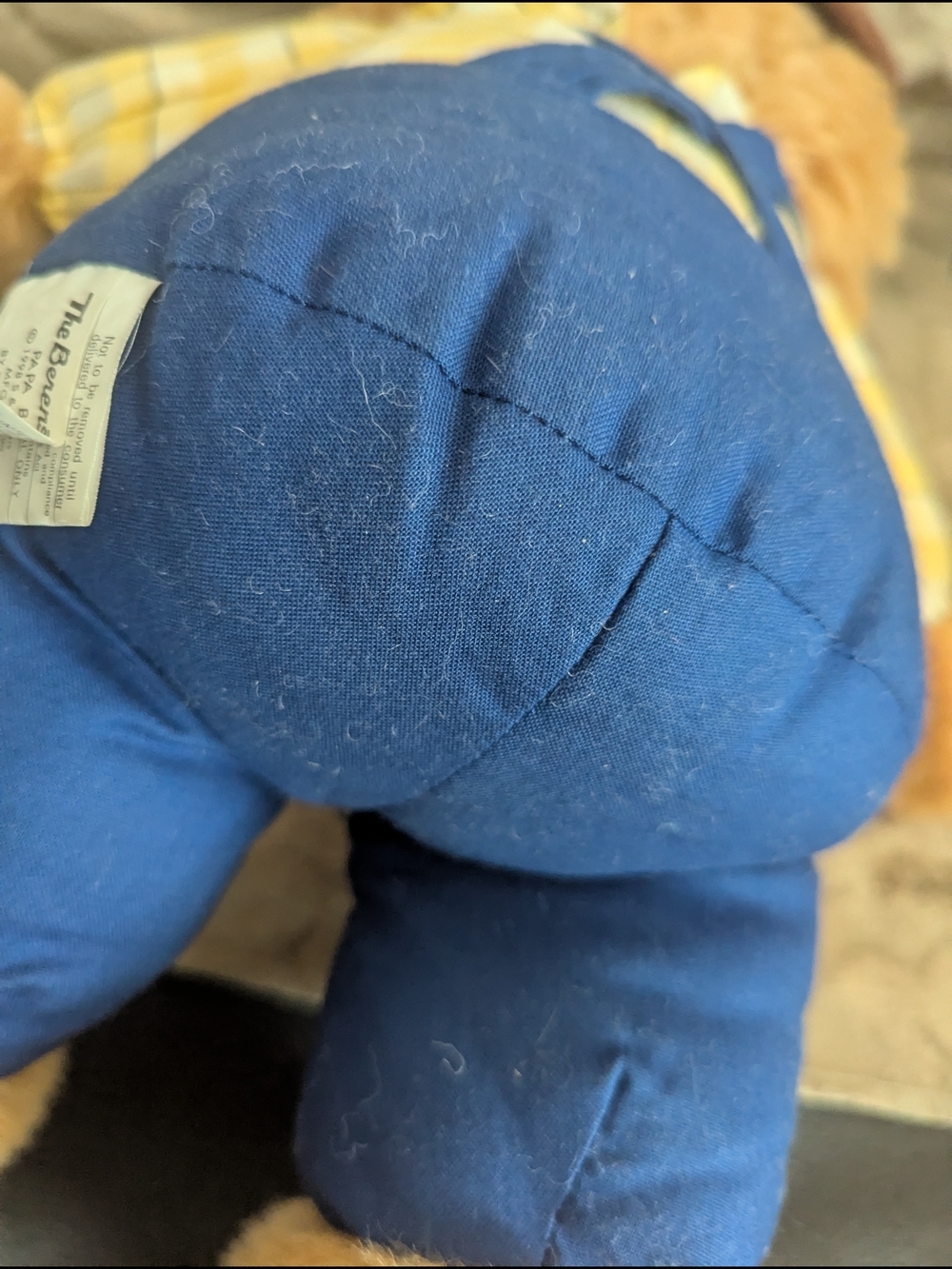 Vintage 1998 Berenstain Bears Papa Bear 18" Plush Stuffed Animal Chosun - Picture 7 of 10